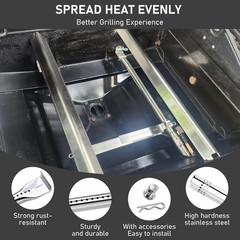 Grill Parts for Charbroil Performance 2-Burner 463630021 463655021 463655421 463