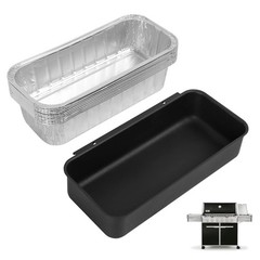 70379 Catch Pan & 6498 Drip Pan Liners for Weber Genesis II 400/600, Summit 4…