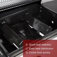 Cast Iron Grill Grate & Heat Plate for Dyna-Glo DGF350CSP DGC350CNP-D DGF350SNP