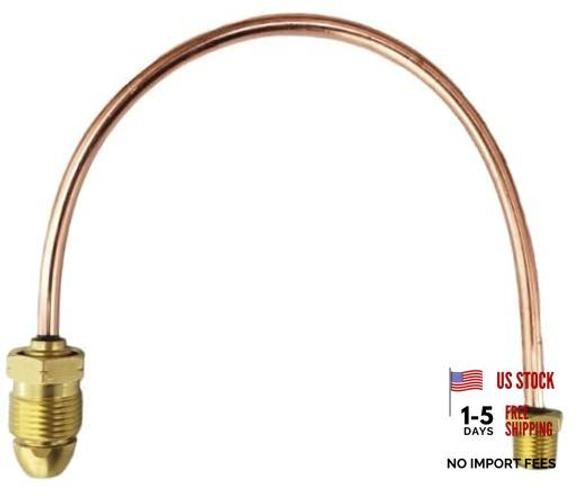 36″ Copper Pigtail Pig Tail 1/4″ Mpt Pol Propane Lpg Extension Regulator Npt Lp