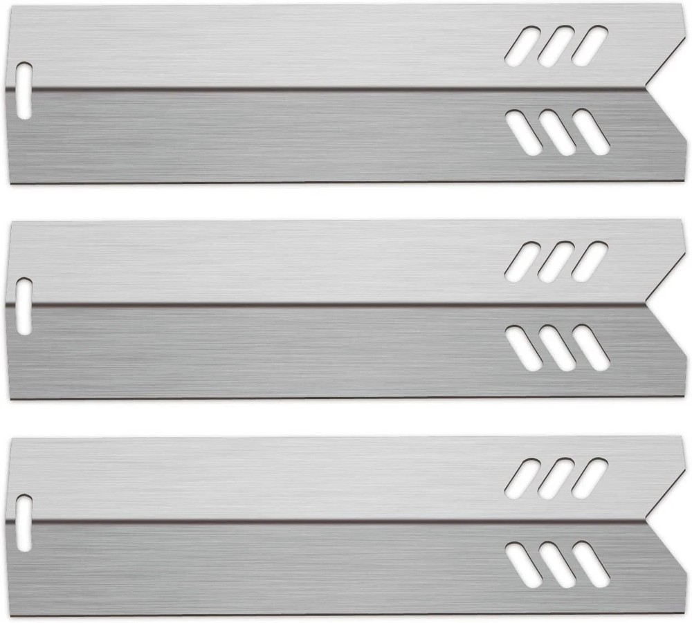 14 3/16” Grill Heat Plates Shield Heat Tent Burner Cover BBQ Gas Grill Parts for