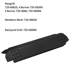 5-Pcs 14.6″ Grill Heat Plates for Nexgrill 720-0830H 720-0888 720-0898,720-0882A