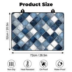 Heat-Resistant Glass Stove Top Cover with Anti-Slip Rubber Coating – Elect
