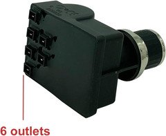 6 Outlet Grill Igniter AA Battery Push Button for Brinkmann Charbroil Nexgrill