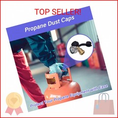 BRBASAP 5 Packs Propane Tank Valve Cover Caps Protective Dust Caps Plugs for LP