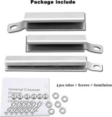 Adjustable Carryover Tubes in 304 Stainless Steel – Fits Most 4-5 Burner Grills