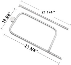 Grill Burner Tubes Pipe Replacement for Weber Q3200 Q300 Q320 Q3000 60036 80385