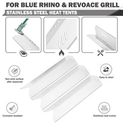 B0212-040 Heat Plates Grill Parts for Blue Rhino 3 Burner Grill Parts GBC1932…
