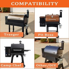 BBQ Pellets Grill Smoke Stack Replacement Kit For Pit Boss Traeger Camp Chef A
