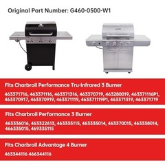 17″ Porcelain Enameled Emitter Plates for Charbroil Tru-Infrared 3 Burner Grill