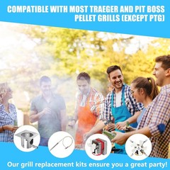 Complete Replacement Parts Kit for Pit Boss and Traeger, Auger Motor, Grill I…