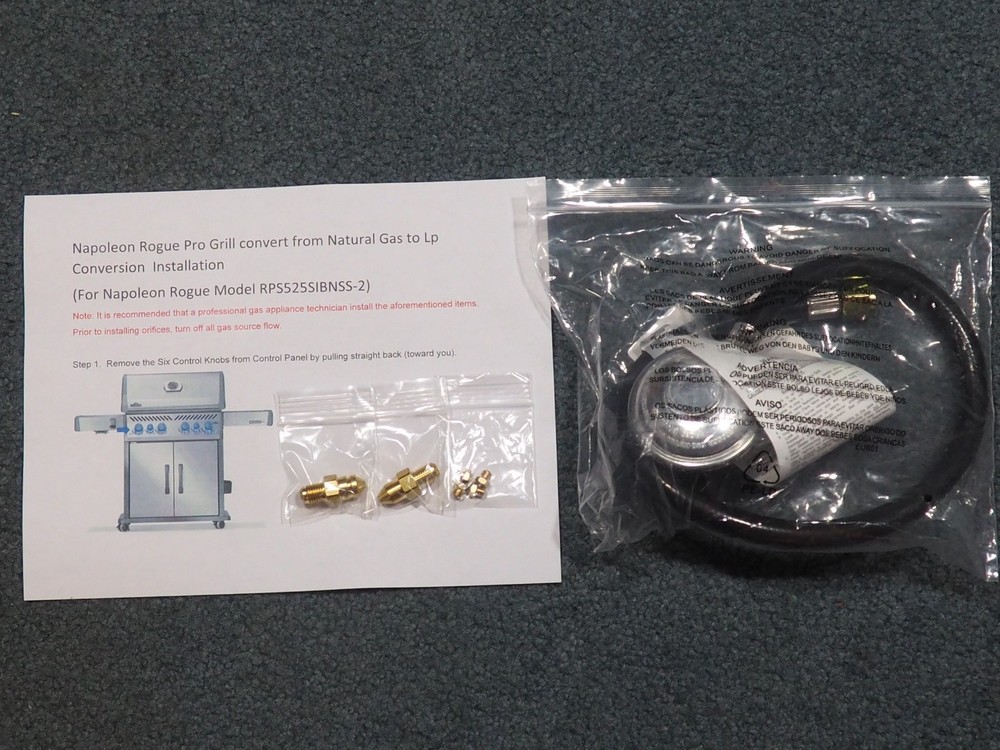 Natural Gas to LP Conversion Kit for Napoleon Rogue Model RPS525RSIBNSS-2