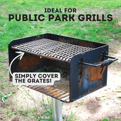 Heavy-Duty Disposable Aluminum Grill Liners – 10 Pack for Mess-Free BBQ