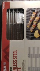 Master Forge Stainless Steel Universal Fit Cooking Grate 5506231 14-19.5″ Wide