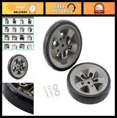 Grill Wheels Replacement for Genesis II & LX 200-600 Series, 8″ Black Plastic Ki