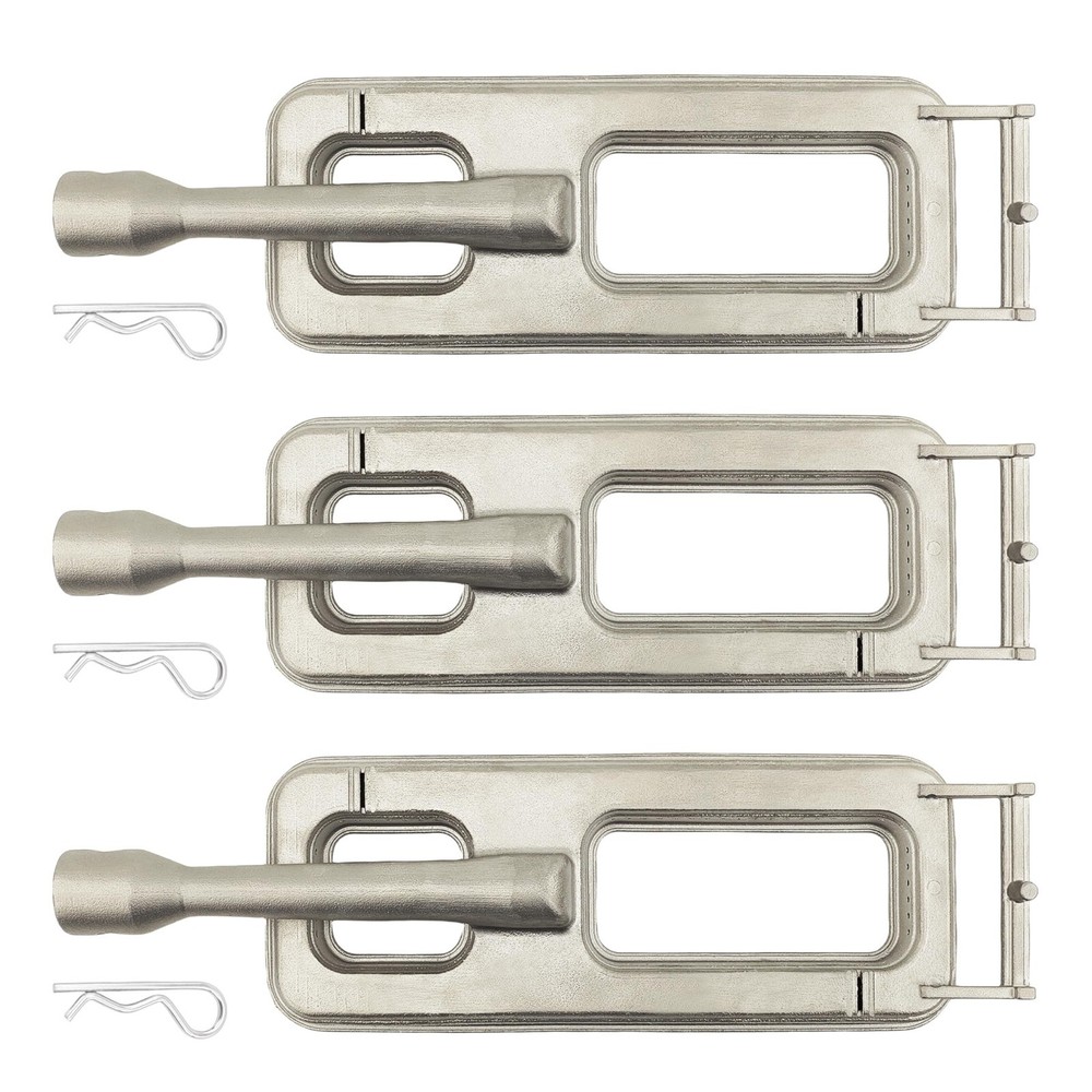 Upgraded 3-Pack Cast 304 Stainless Steel Grill Burners Compatible with Members
