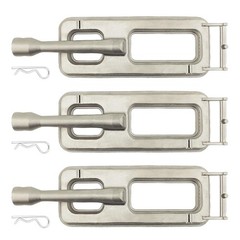 Upgraded 3-Pack Cast 304 Stainless Steel Grill Burners Compatible with Members