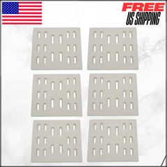 Replacement Ceramic Radiant Flame Tamer Heat Plate 8×7.25″ for Member’s Mark 6PC