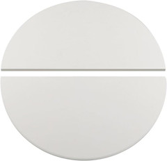 15 Inch Half Moon Ceramic Heat Deflector Plates for Kamado Joe Classic I, II, Ii