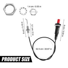 Piezo Igniter Push Button Spark Grill Lighter For BBQ Fireplace Heater Replac…