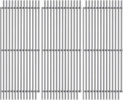 20 1/2″ 54801 Stainless Steel Grill Grate Replacement for DCS Grill Parts, Cooki