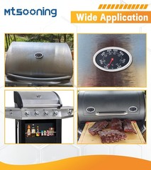 Lid Thermometer, BBQ Grill Temperature Gauge, 3 Inch Steel Heat Indicator Rep…