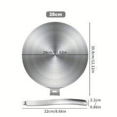 Heat Diffuser Plate for Gas Stove Stainless Steel Induction Adapter Disc