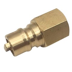 MENSI Propane Brass Quick Connect Fitting Adapter Female Plug x 3/8′ NPT for…