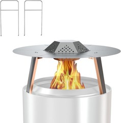 FirePit Heat Deflector for Solo Stove Bonfire 19.5″, Portable Heat Diffuser w…
