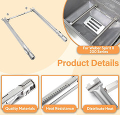 Kit Quemadores y Barras Flavorizer para Weber Spirit II 200 E210 S210 210
