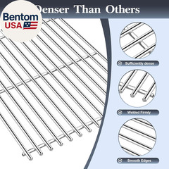 17 Inches Stainless Steel Cooking Grids Grates for Home Depot Nexgrill 720-0830H