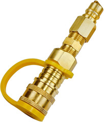 3/8 Inch Natural Gas Quick Connect Fittings，Lp Gas Propane Hose Quick