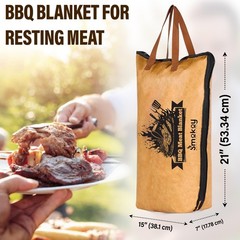 for Dad – 21in BBQ Blanket for Resting Meat 5 Layer Insulated Brisket Resting…