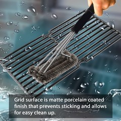 Cast Iron Grill Grates 17 5/8″ x 6 15/16″ for Dyna-Glo DGE486BNP – Heavy Duty