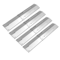 Universal Adjustable Tent Shield, Stainless Steel Heat Plate, Grill 4 Pack