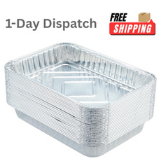 Waytiffer 20 Pack Drip Pans for Weber Spirit Genesis Q Grills Aluminum Foil