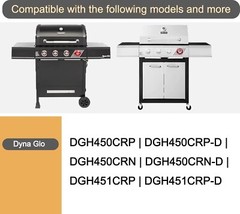 Adjustable Grease Tray (24″-27″) and Set of 4 Heat Plates for Dyna Glo DGH450CRP