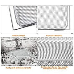 Air Fryer Basket for Foodi SP300 Made from For Durable Stainless Steel