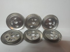6 Barbecue BBQ Knob Bezels Kit • Charbroil Griddle & Burner Natural Gas