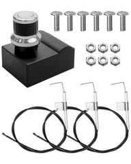 4-Outlet Grill Igniter Kit with Push Button Fit for Oklahoma Joe’s