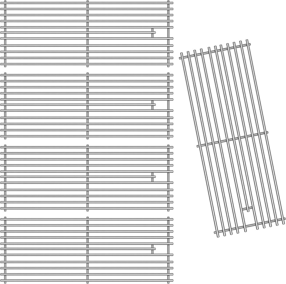 5 Pack 7Mm Grill Grates Grids Replacement Parts for Bull 5 Burner Grills Bull An