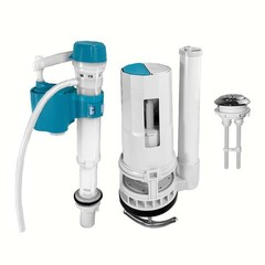 2-Inch Top Dual Flush Valve Repair Kit for One Piece Toilet (10″-13″ Tank Hei…