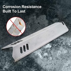 Grill Heat Plates Replacement Stainless Steel Burner Covers