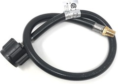 Propane Hose QCC1 x 1/4 Male NPT 2 FT High Pressure 350PSI with Flow Control