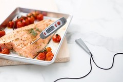 Taylor 9847 Waterproof Digital Instant Read Meat Food Grill Standard, Gray