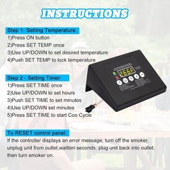 Temperature Control Board Thermostat Panel for Masterbuilt MB Electric Smoker