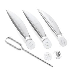 Silver 22-1/2-Inch One-Touch Cleaning System Kit For Weber Grill Parts 7444