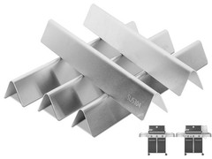 7620 Genesis Flavorizer Bars for Weber Genesis 300 SER (w/ Front Control Knob…