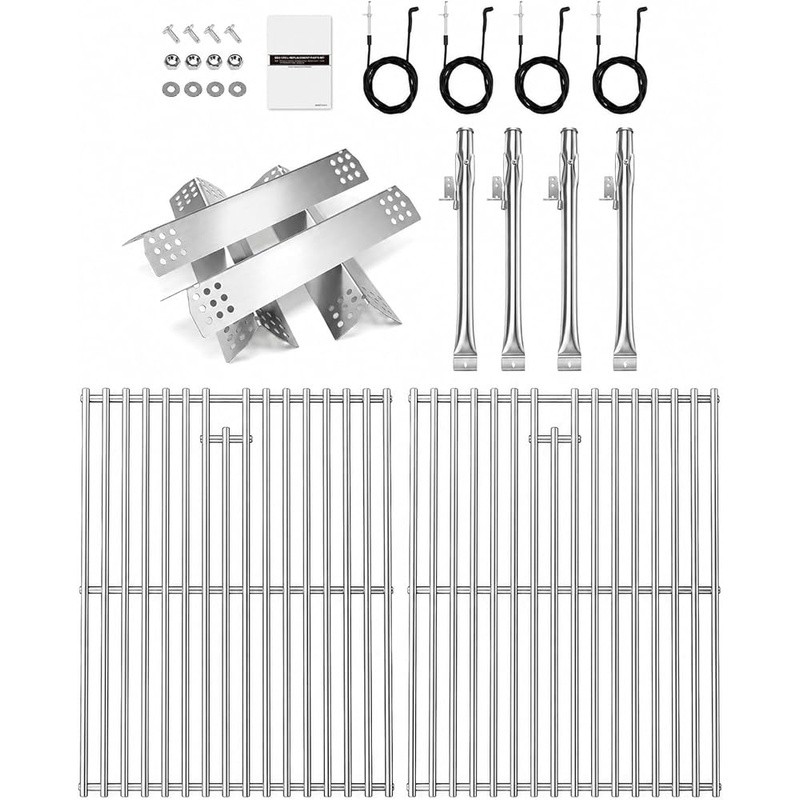 Stainless Steel Cooking Grates Heavy Duty Grill Replacement Durable Easy Install