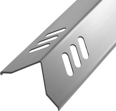 5-Pack Stainless Steel BBQ Gas Grill Heat Plate Shield Tent for Backyard BY14-1